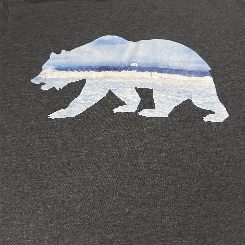 Old Navy Charcoal Bear Graphic Tee